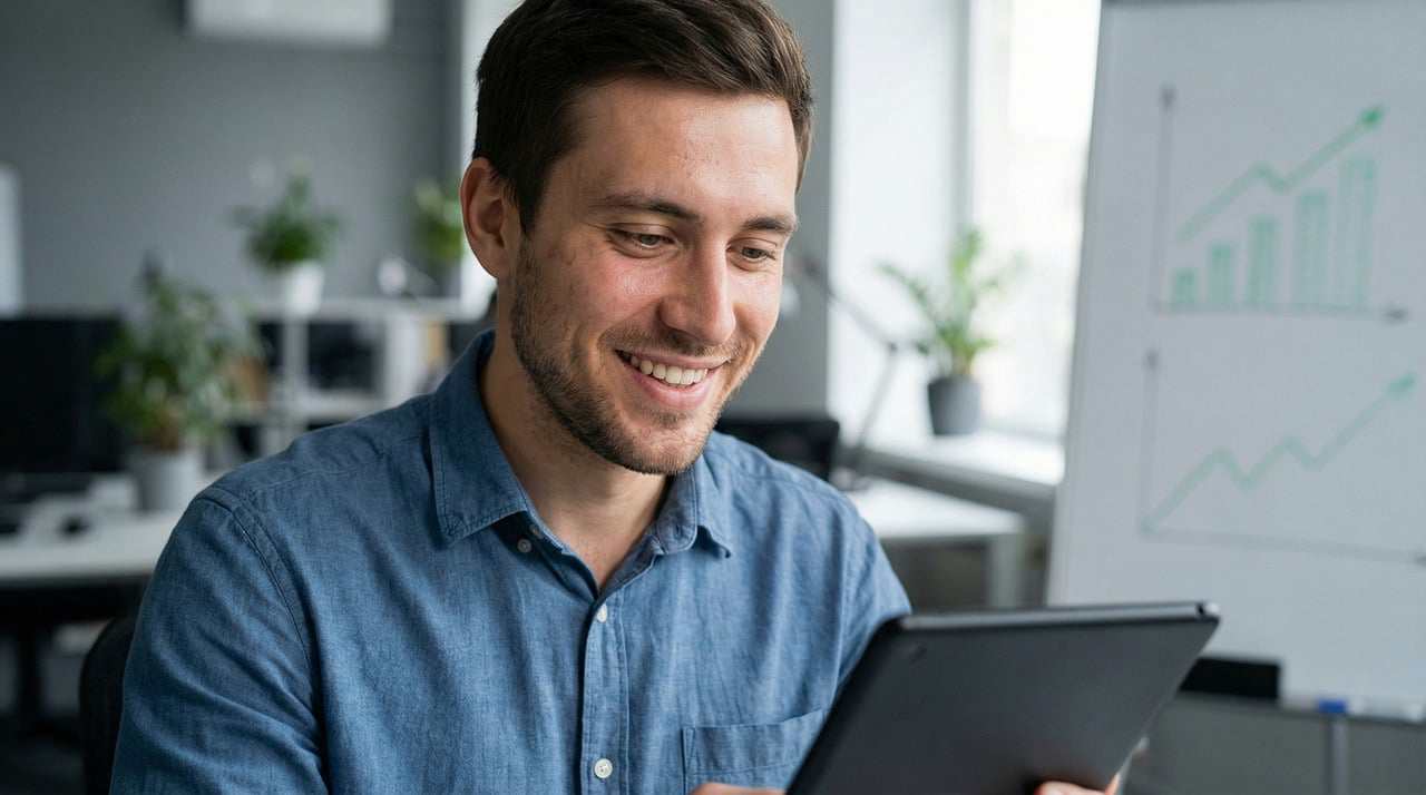 Exemplo de página de destino do Uber